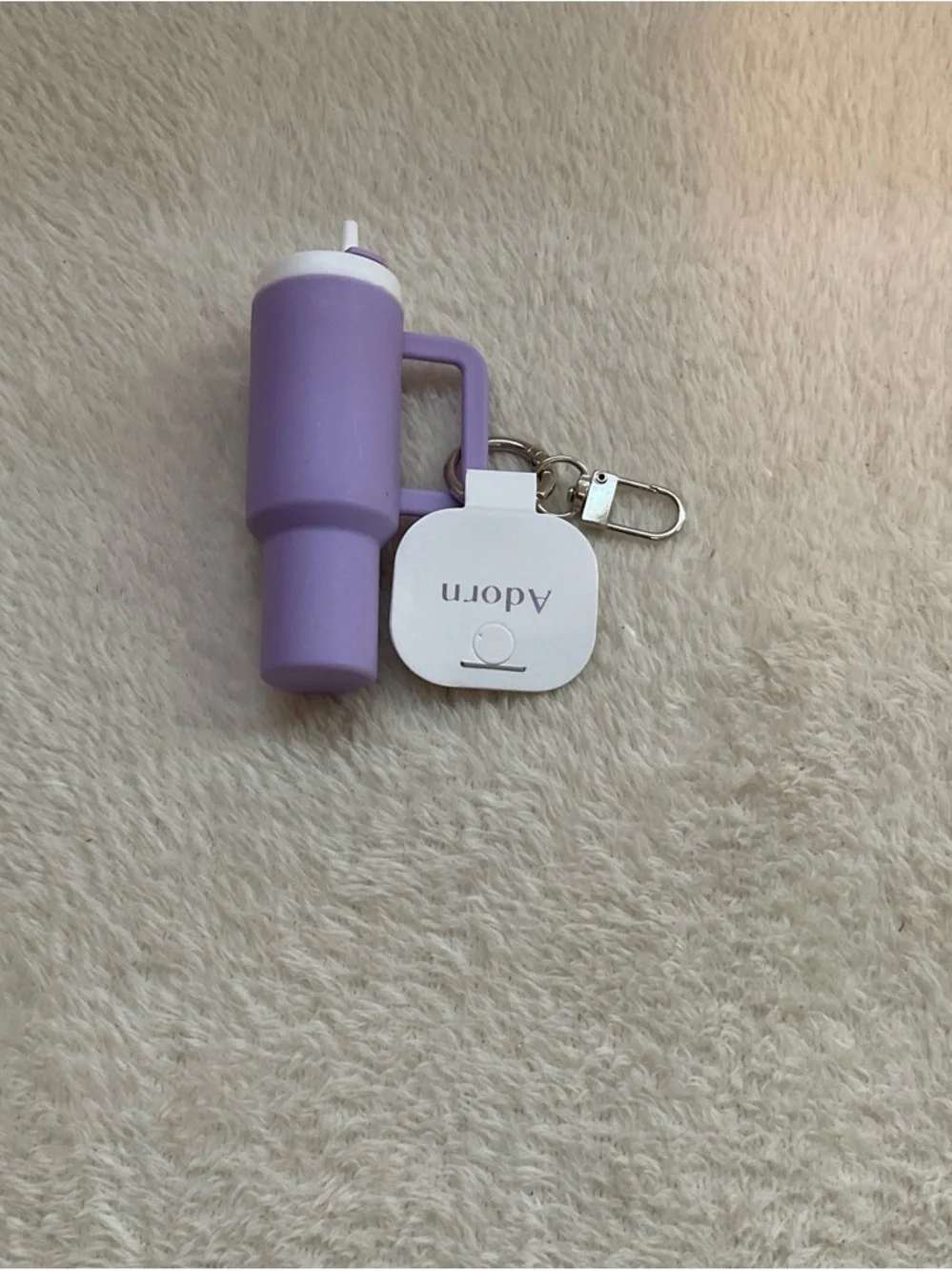 Adorn Purple Mini Tumbler Keychain & Card Holder